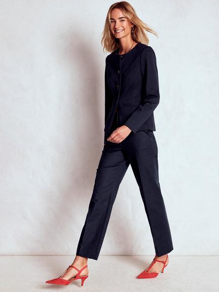 Boden Canonbury 7/8 Tailored Trousers, Navy