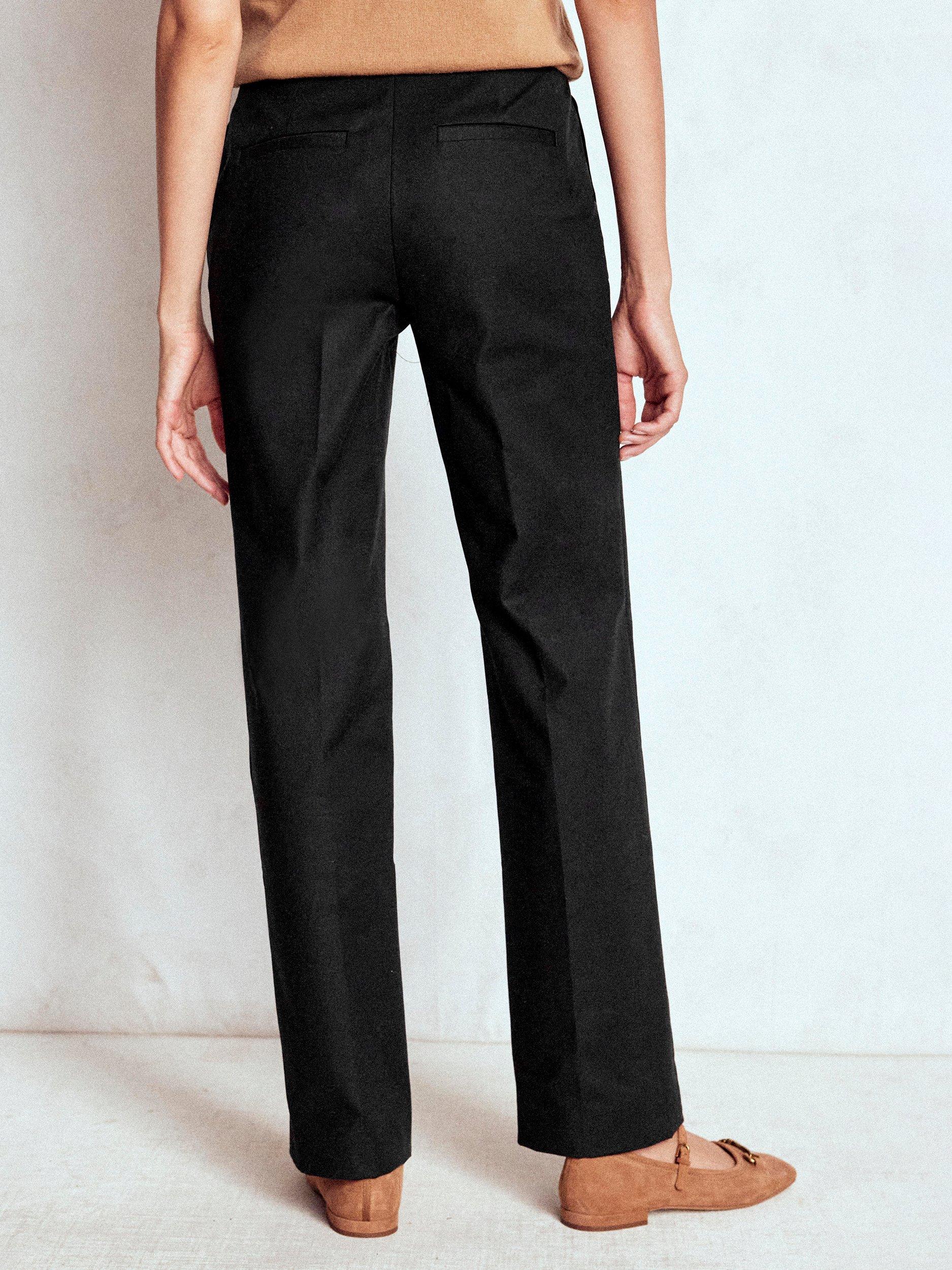 Product image 3 of 5, which shows Boden Canonbury Tailored Trousers, Black, 8