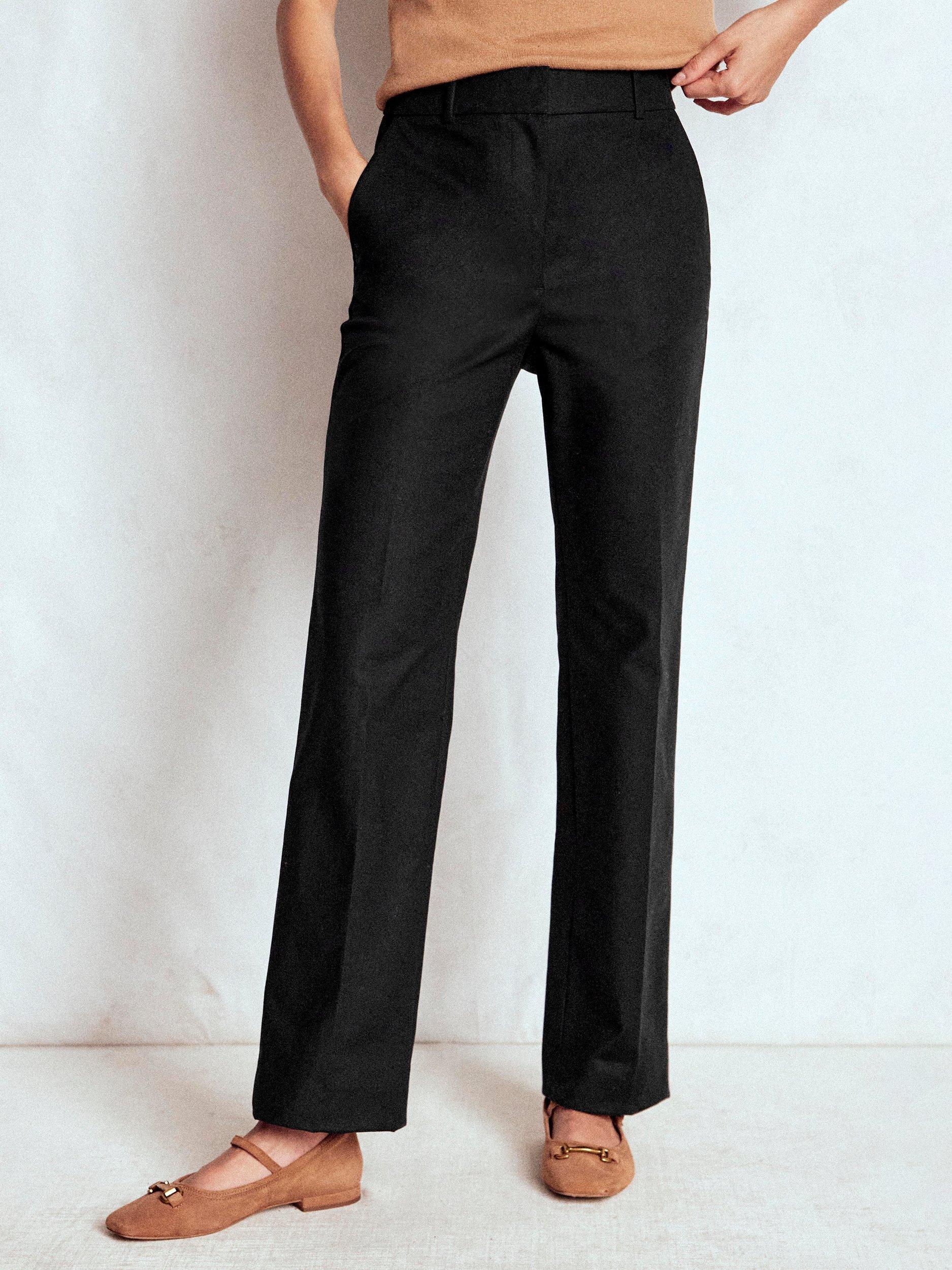 Product image 4 of 5, which shows Boden Canonbury Tailored Trousers, Black, 8