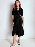 Boden Anita Ponte Midi Shirt Dress