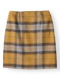 Celtic & Co. Celt Tartan Pure Wool Skirt, Ochre