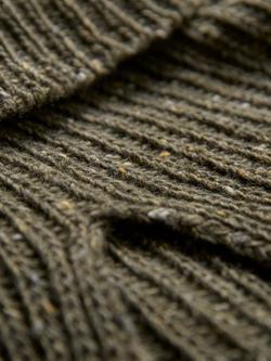 Celtic & Co. Split Side Pure Wool Snood, Moss - view 2, Moss