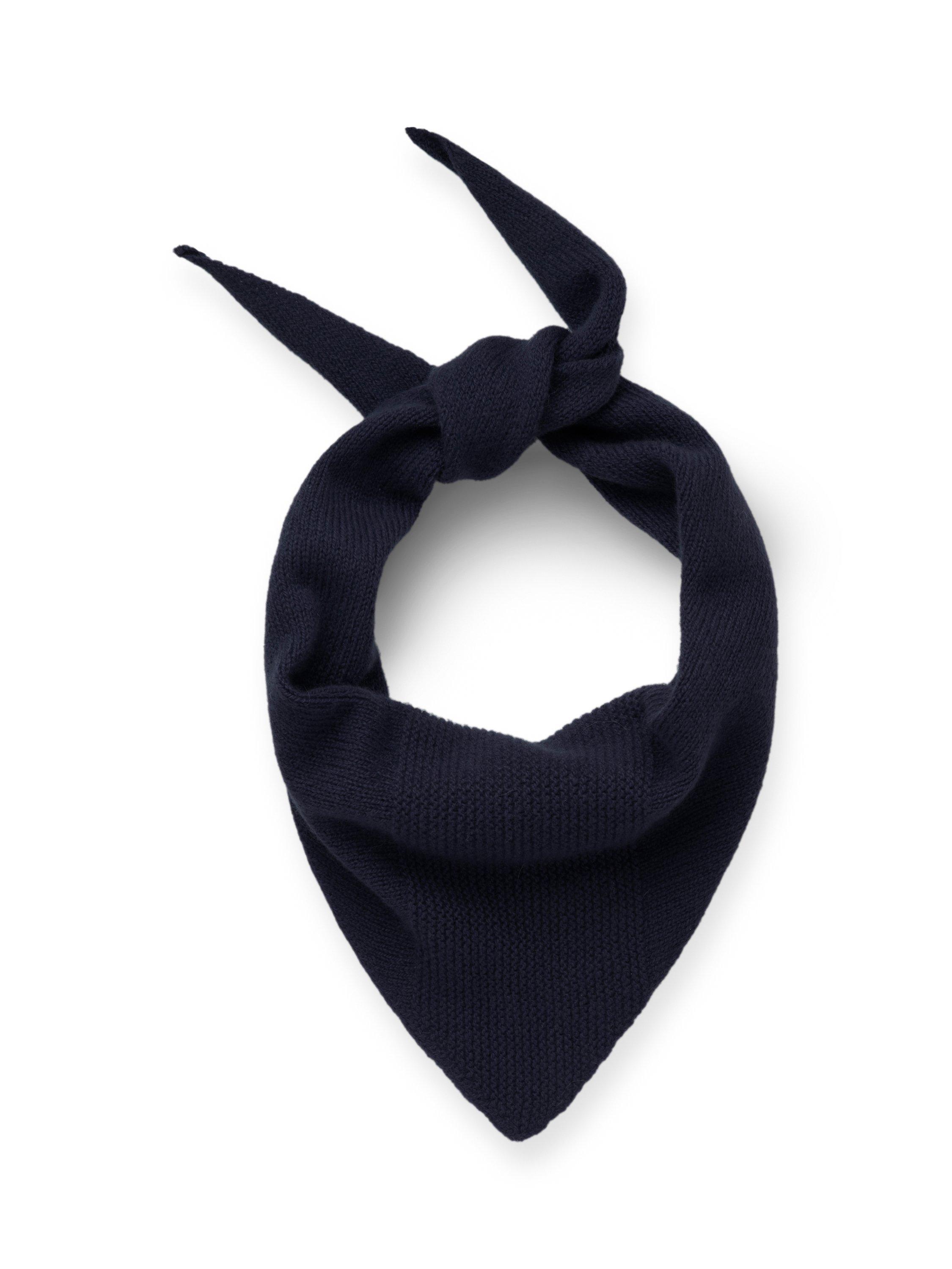 Product image 1 of 2, which shows Celtic & Co. Wool Triangle Scarf, Dark Navy, One Size