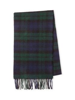 Celtic & Co. Lambswool Tartan Scarf - view 2, Blackwatch