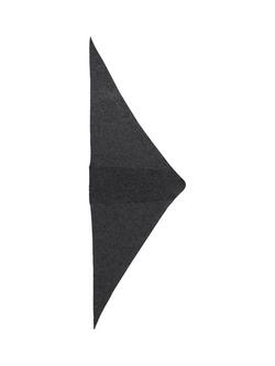 Celtic & Co. Triangle Pure Wool Scarf - view 2, Derby Grey