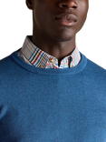 Joules Hillside Embroidered Logo Jumper, Blue