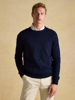 Joules Hillside Embroidered Logo Jumper, Navy