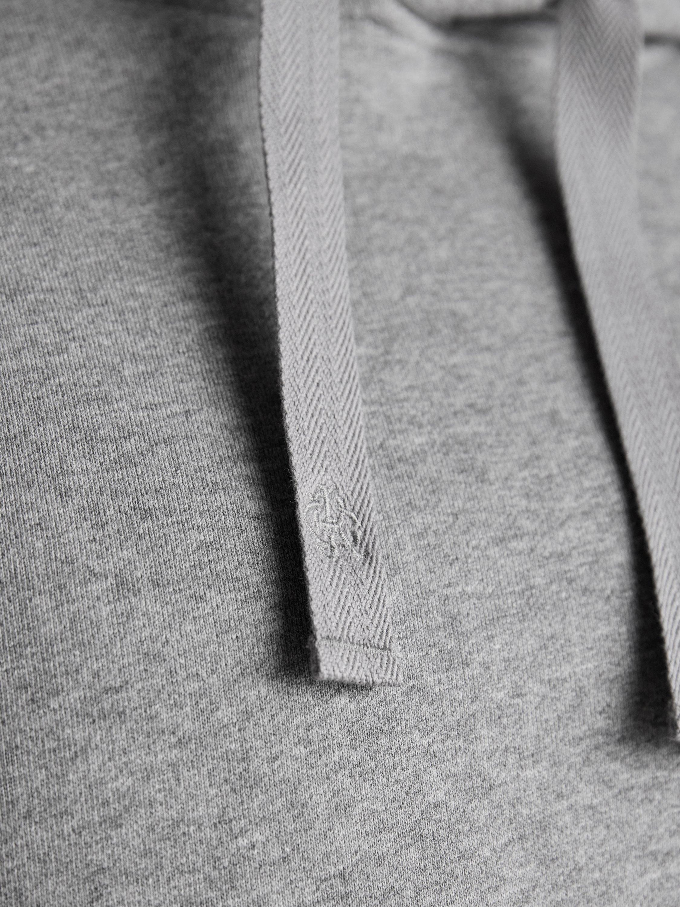 Product image 3 of 7, which shows Joules Jenkins Cotton Blend Hoodie, Grey, S