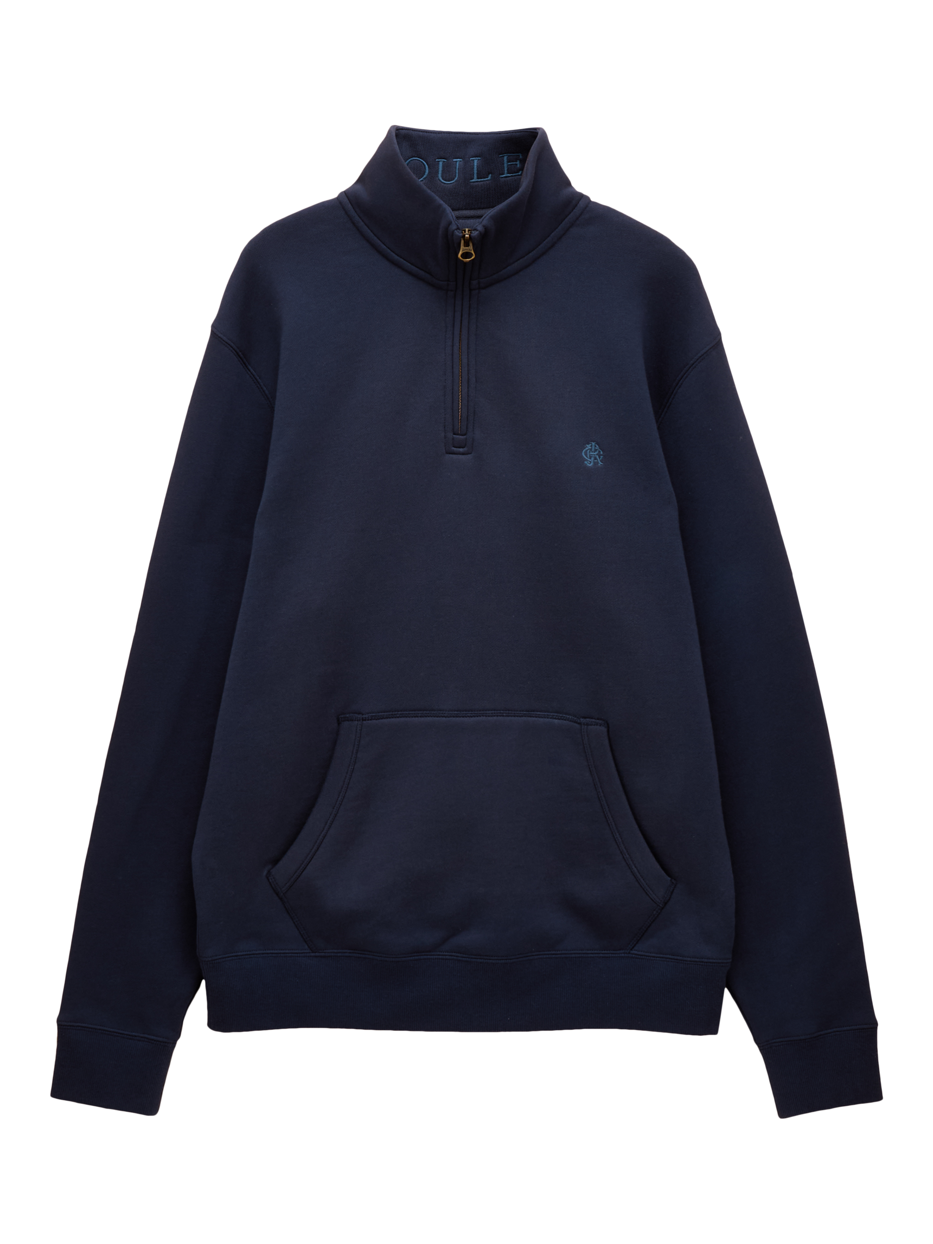 Product image 7 of 7, which shows Joules Jenkins Quarter Zip Fleece Top, Navy, S