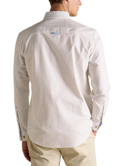 Joules Cotton Long Sleeve Oxford Shirt - view 2, White