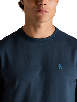 Joules Cotton Regular Fit Short Sleeve Rugby Club T-Shirt - view 2, Navy