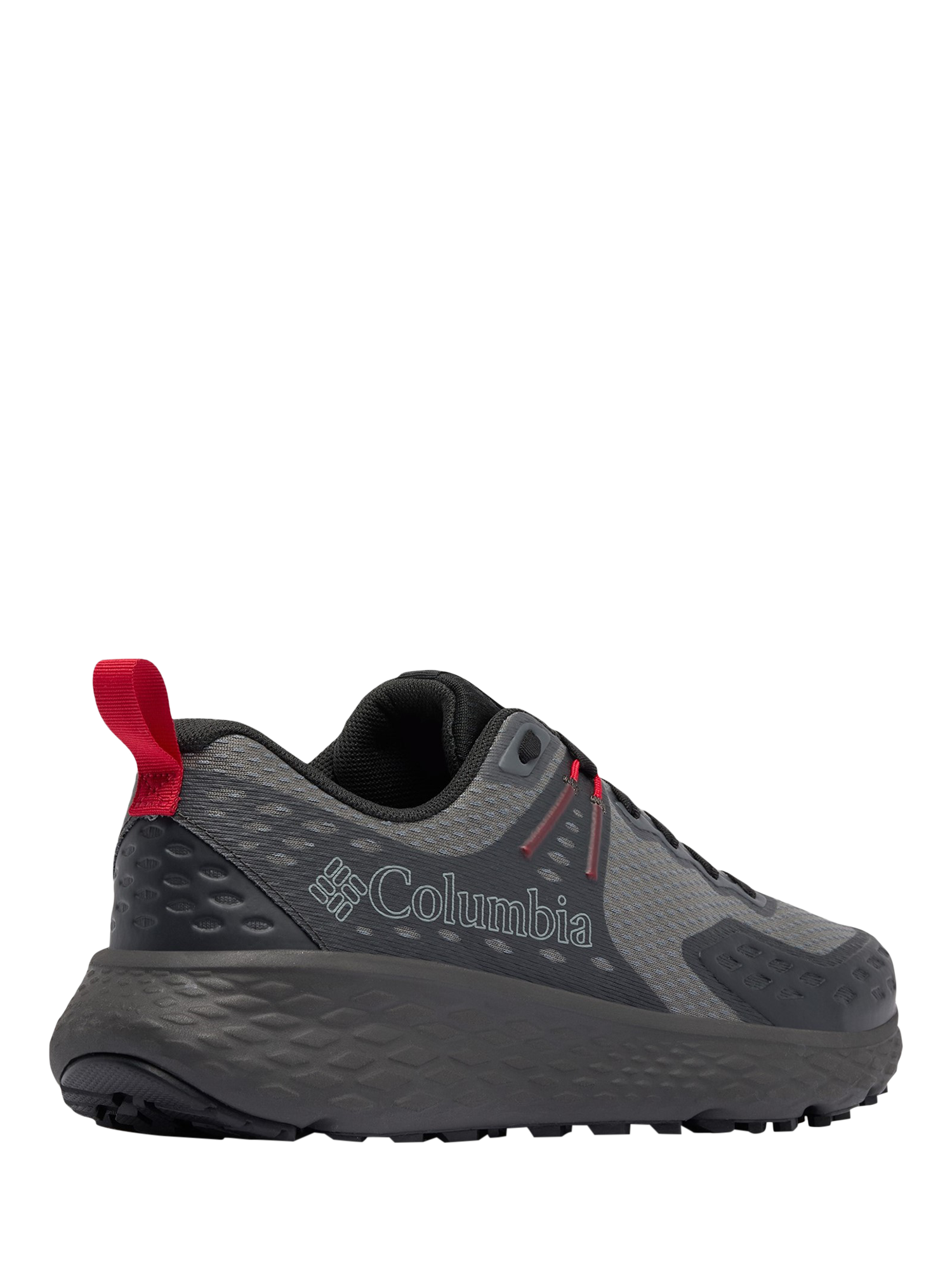 Product image 3 of 6, which shows Columbia Konos Lace Up Hiking Trainers, Grey/Red, 7