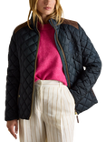 Joules Braemar Showerproof Diamond Quilted Coat