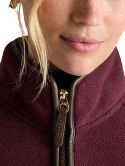 Joules Heritage Fleece Gilet - view 2, Red