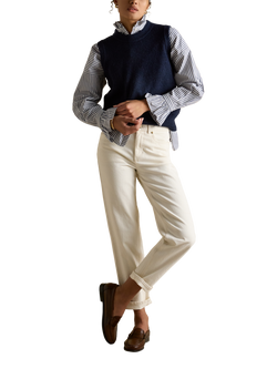 Joules Holly Knitted Tank Top, Navy