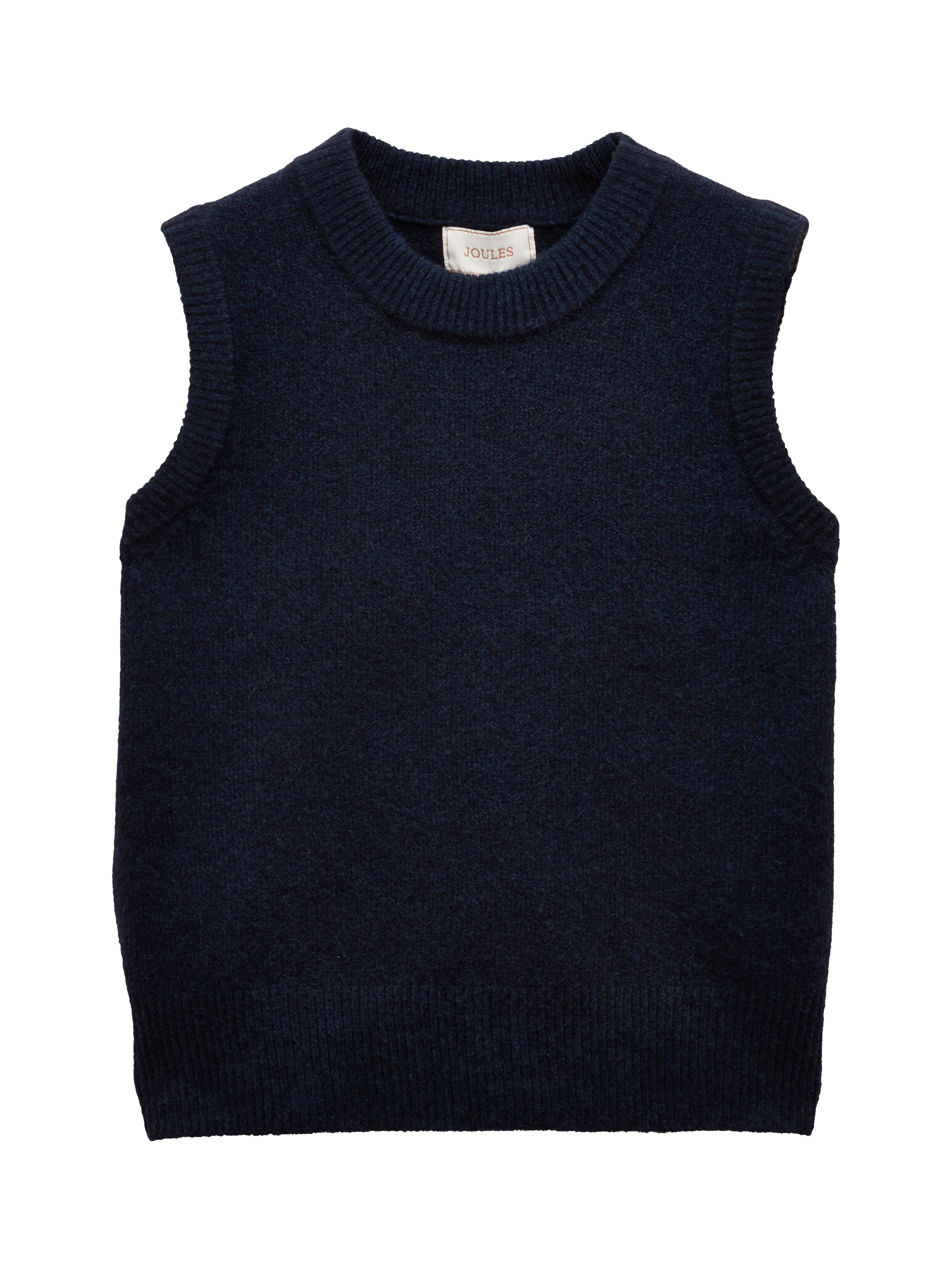 Product image 4 of 4, which shows Joules Holly Knitted Tank Top, Navy, XS