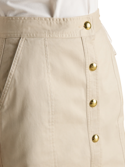 Joules Loxley Chino Skirt, Ivory - view 2, Ivory