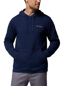 Columbia Trek Cotton Blend Graphic Hoodie, Collegiate Navy/Meadowland