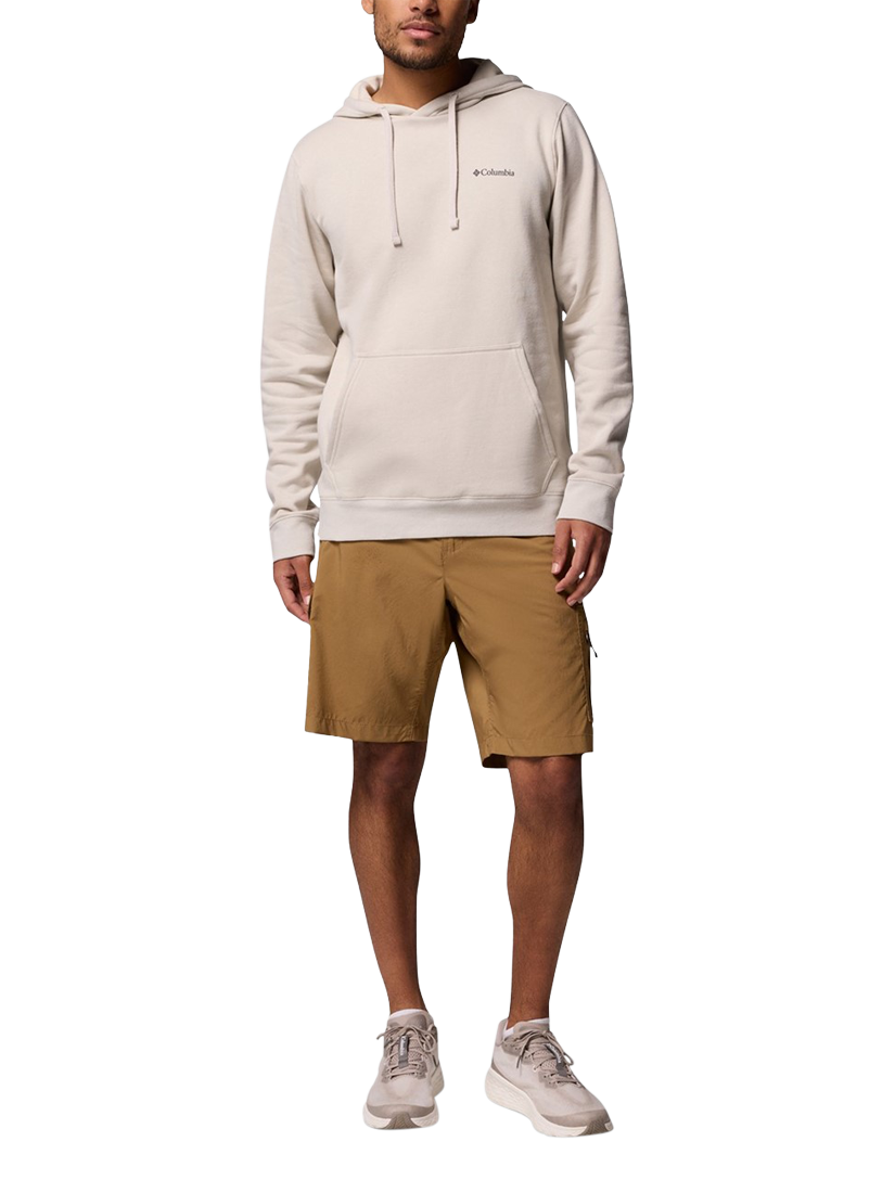 Product image 4 of 4, which shows Columbia Trek Cotton Blend Graphic Hoodie, Dark Stone/Meadowland, S