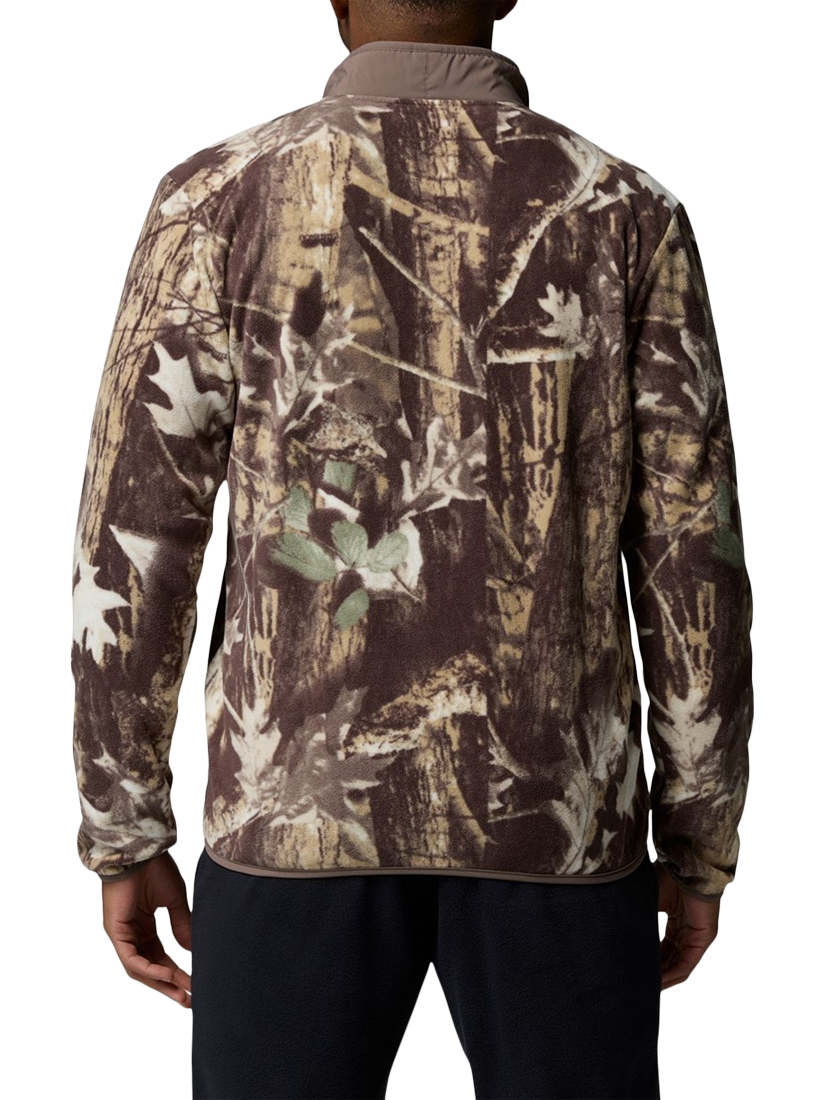 Product image 2 of 4, which shows Columbia Sequoia Grove Camouflage Fleece Zip Jacket, Iron Timberwolf, S