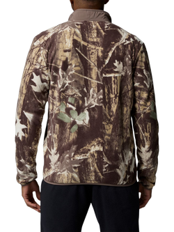 Columbia Sequoia Grove Camouflage Fleece Zip Jacket - view 2, Iron Timberwolf
