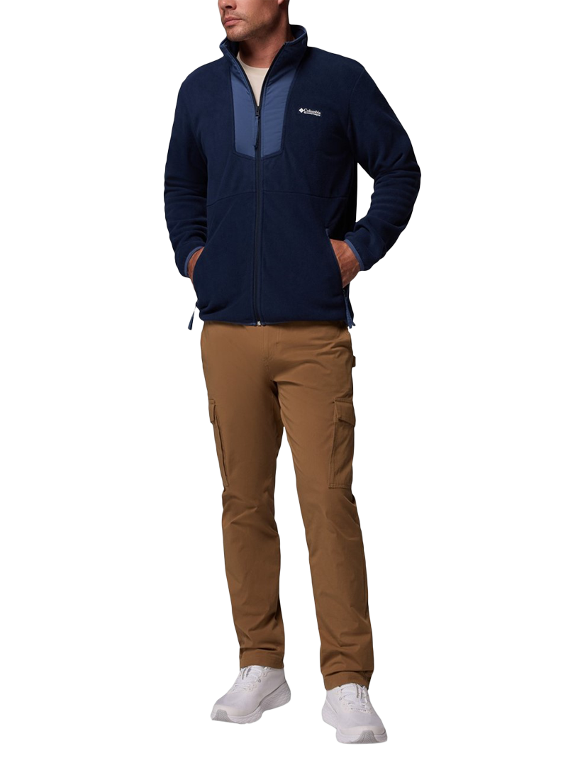 Product image 4 of 4, which shows Columbia Sequoia Grove Zip Front Fleece Jacket, Navy, S