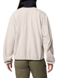 Columbia Women's Sequoia Grove Half Zip Fleece, Dark Stone/Black