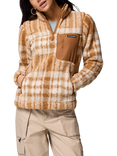 Columbia Women's West Bend 1/4 Zip Fleece, Camel Brown