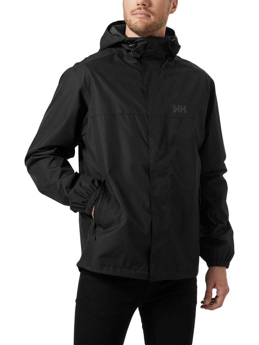 Product image 1 of 4, which shows Helly Hansen Men's Vancouver Waterproof Jacket, Black, S