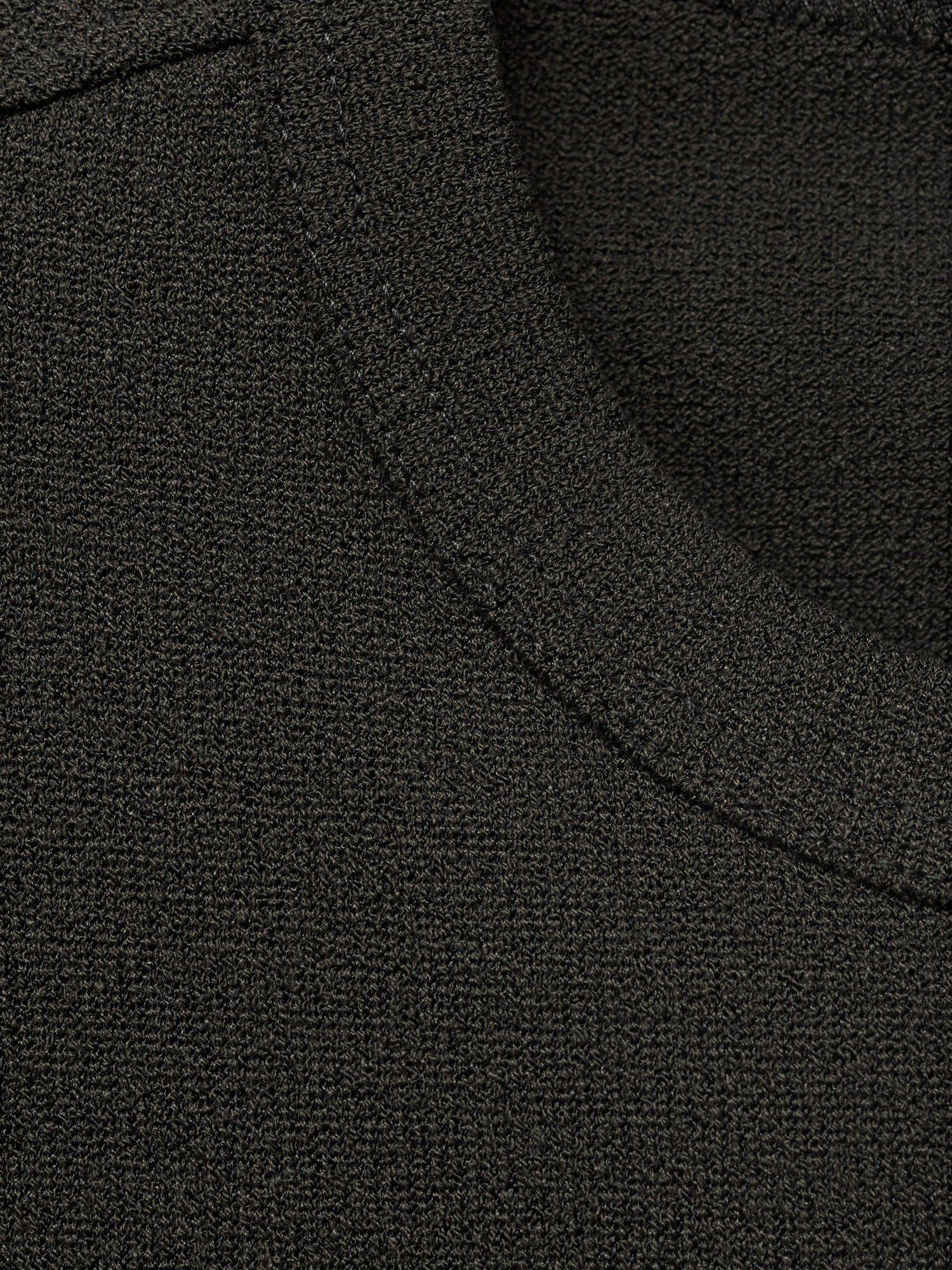 Product image 8 of 8, which shows Mango Gare Cotton Blend T-Shirt, Charcoal, XS