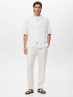 Mango Gare Cotton Blend T-Shirt - view 2, Natural White