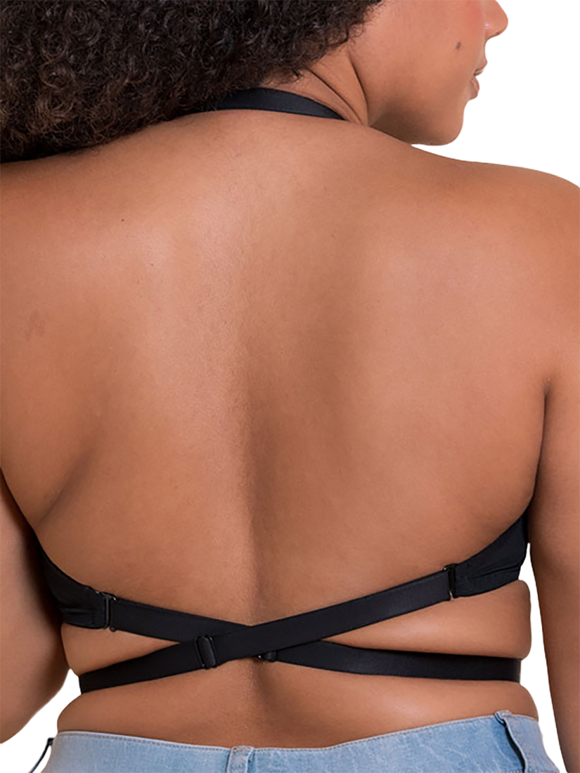 Product image 2 of 11, which shows Curvy Kate Superhero Multiway Plunge Bra, Black, 32D