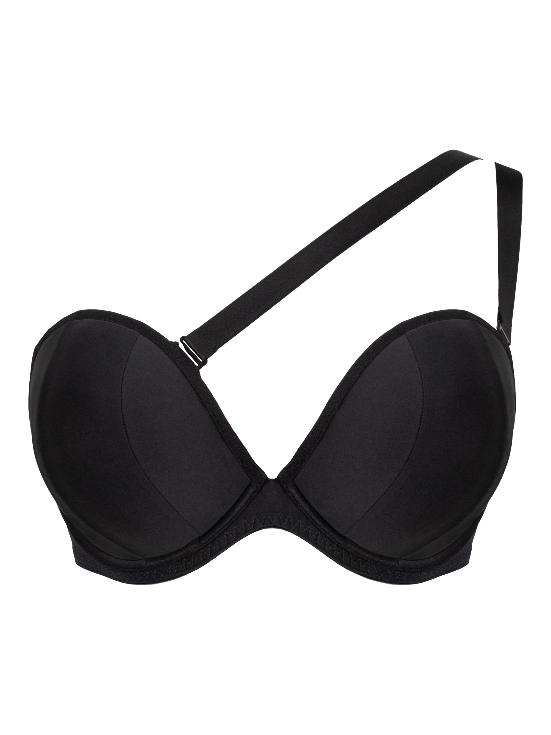 Product image 4 of 11, which shows Curvy Kate Superhero Multiway Plunge Bra, Black, 32D