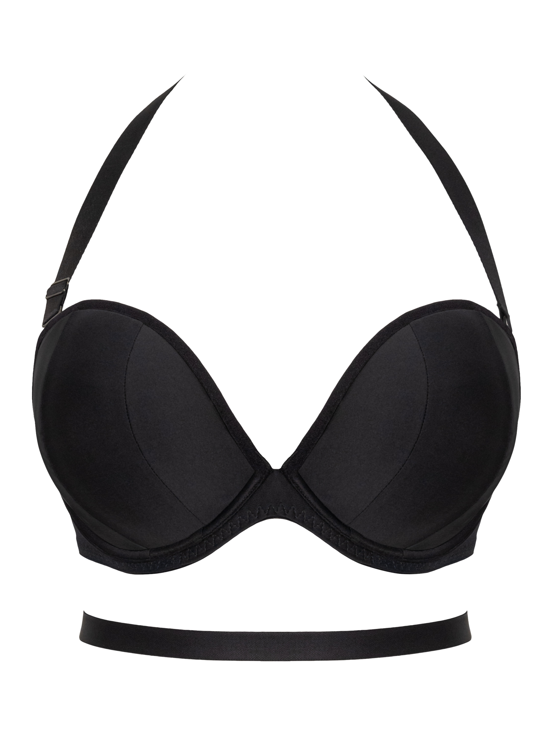 Product image 8 of 11, which shows Curvy Kate Superhero Multiway Plunge Bra, Black, 32D