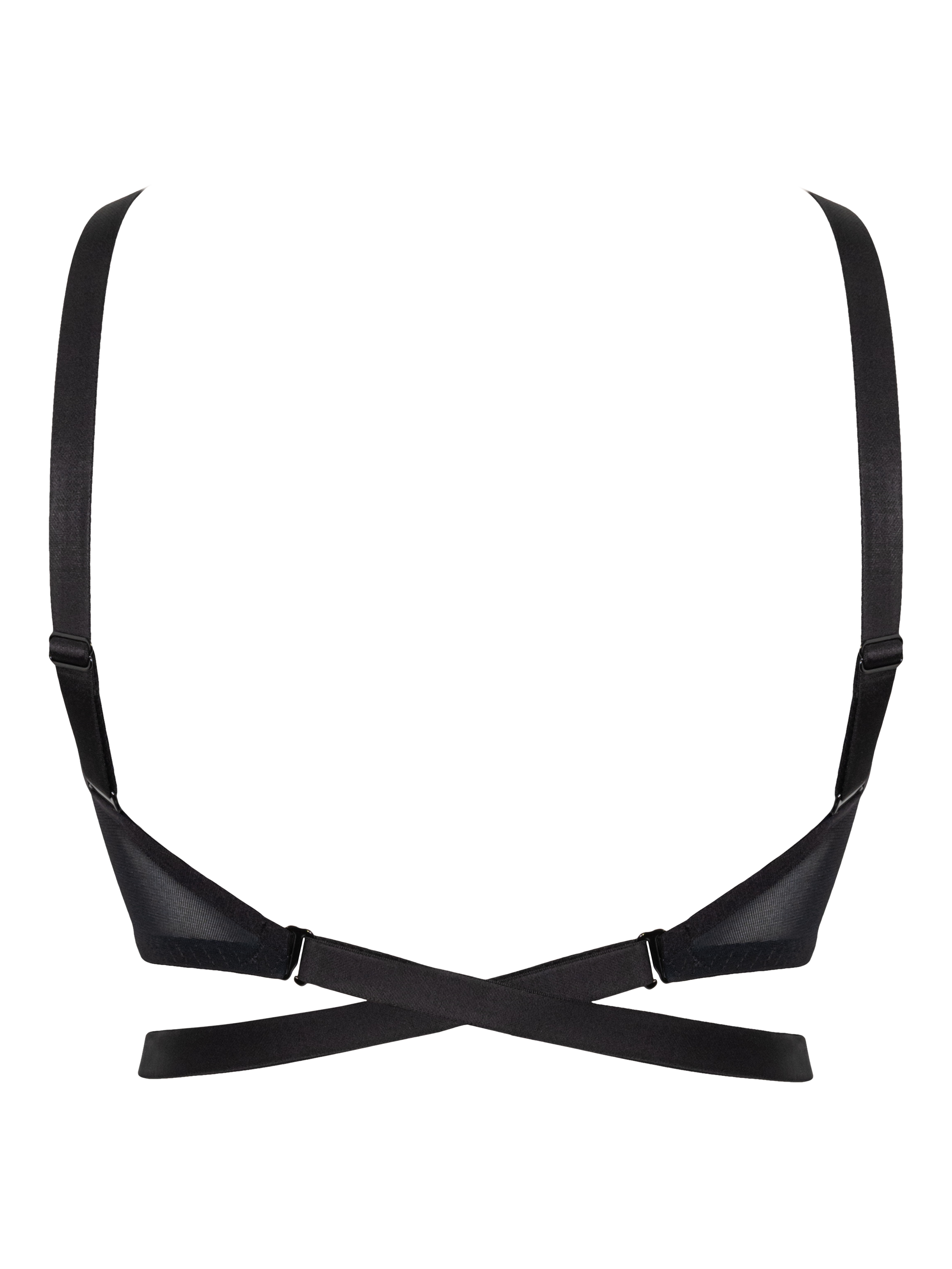 Product image 10 of 11, which shows Curvy Kate Superhero Multiway Plunge Bra, Black, 32D