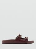 Mango Square Sandals, Mid Purple