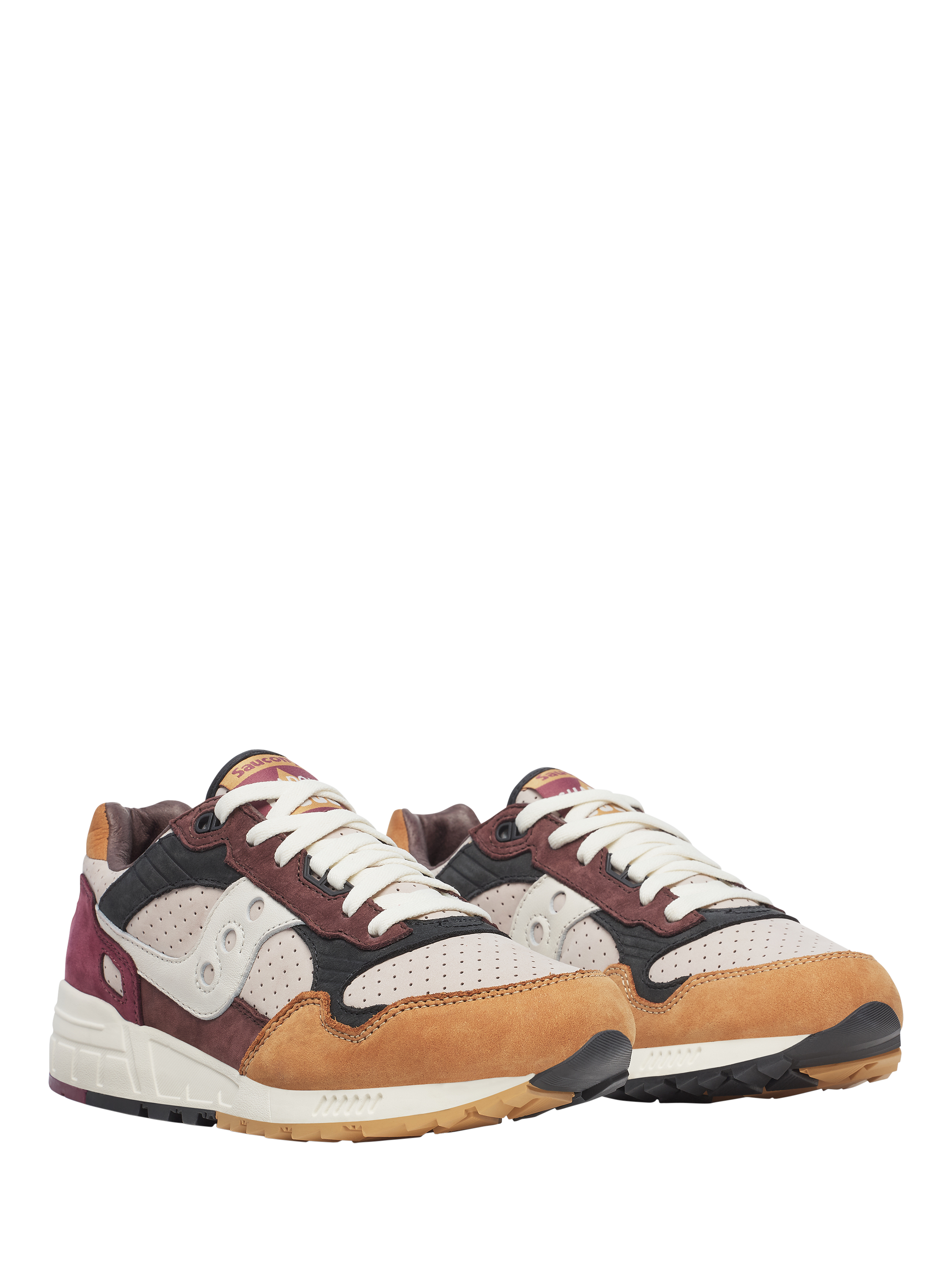 Product image 2 of 6, which shows Saucony Shadow 6000 Lace Up Trainers, Red/Orange, 8