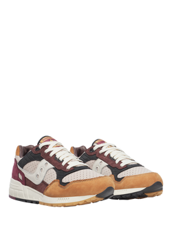 Saucony Shadow 6000 Lace Up Trainers, Red/Orange - view 2, Red, Orange