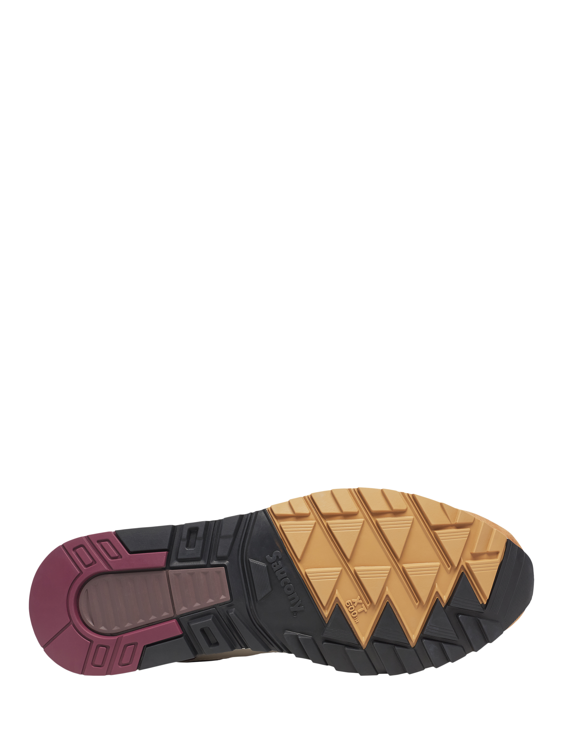 Product image 6 of 6, which shows Saucony Shadow 6000 Lace Up Trainers, Red/Orange, 8