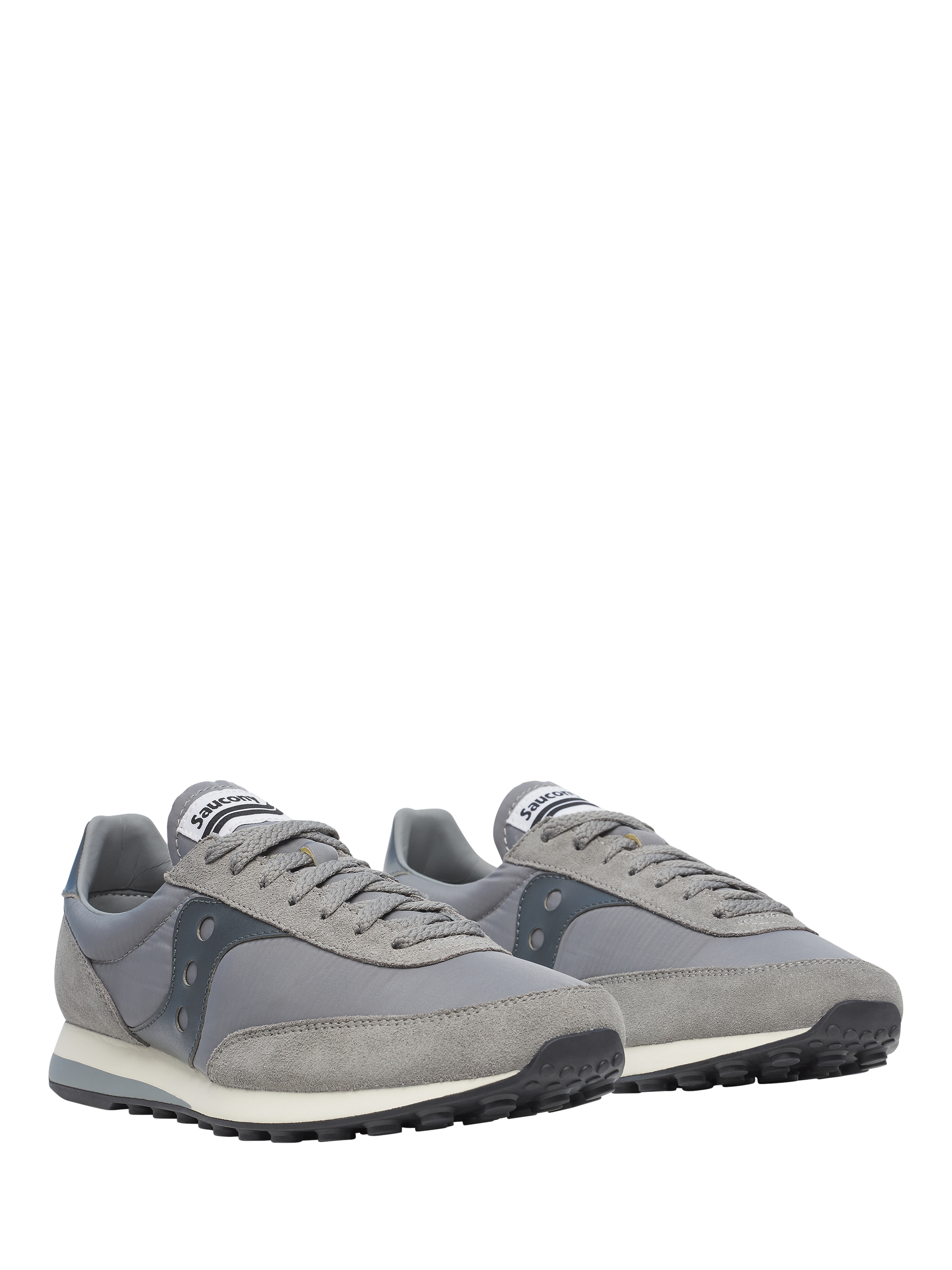 Product image 2 of 6, which shows Saucony Trainer 80 Lace Up Trainers, Grey, 7