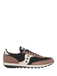 Saucony 80's Colour Block Trainers, Brown, Black