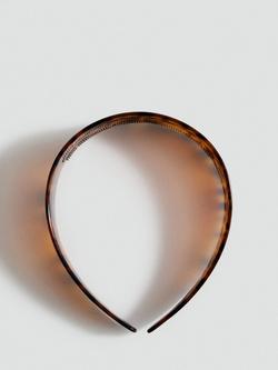 Mango Carey Tortoiseshell Headband, Brown, Brown