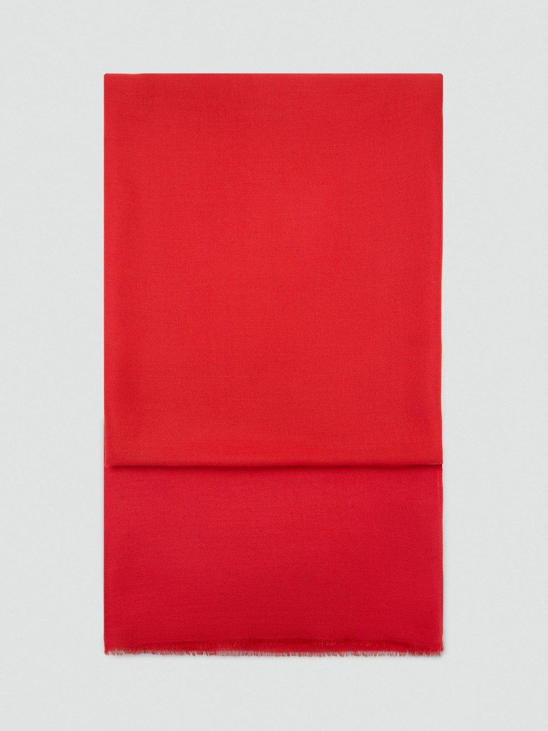 Mango Givy Frayed Edge Scarf