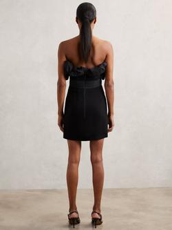 Reiss Taffie Bandeau Mini Dress, Black - view 2, Black