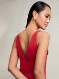 Reiss Cowl Neck A-Line Sleeveless Maxi Dress