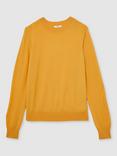 Reiss Hester Pure Merino Wool Jumper, Yellow