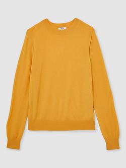 Reiss Hester Pure Merino Wool Jumper, Yellow