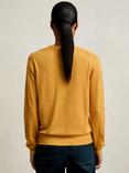 Reiss Hester Pure Merino Wool Jumper, Yellow