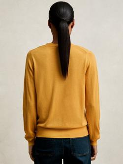 Reiss Hester Pure Merino Wool Jumper - view 2, Yellow