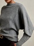 Reiss Suki Crew Neck Batwing Wool Blend Jumper